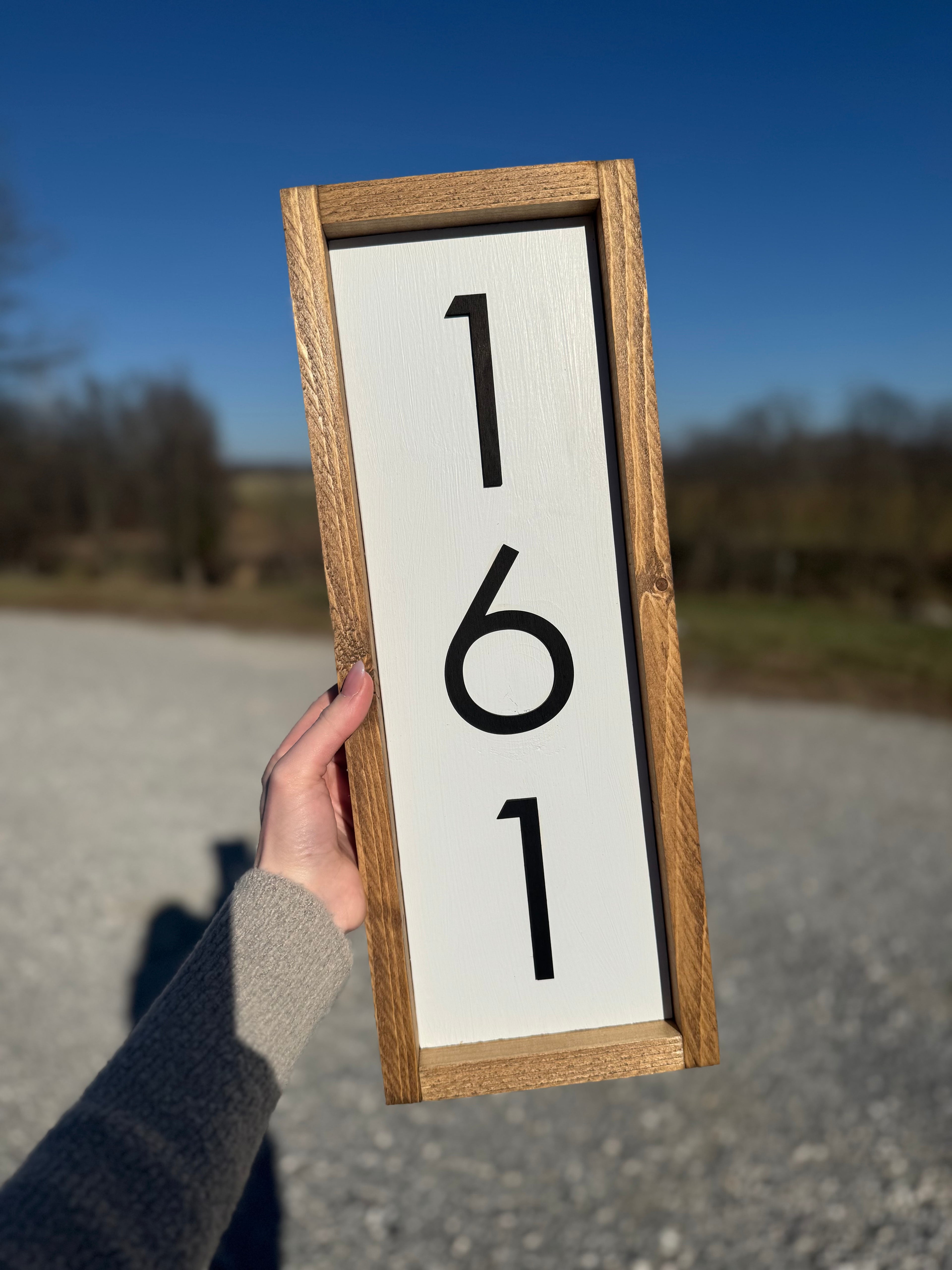 House Number Framed Signs